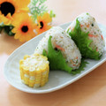 runa10's cooksnap of when they made 青のりと大葉が香る❀小エビの和風おにぎり.
