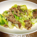 ゴマチーズ's cooksnap of when they made ◆簡単♪豚肉とキャベツの塩ダレ炒め◆.