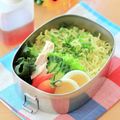 runa10's cooksnap of when they made 男子ウケ抜群！夏の冷やしラーメン弁当.