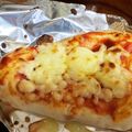☆yopipi's cooksnap of when they made ナンが余ったら…サックサクのナンピザ♪.