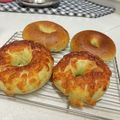 ブランカちゃん's cooksnap of when they made バジルチーズベーグル.