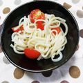ﾁｲﾁｬﾝﾏﾏ's cooksnap of when they made トマト冷やしうどん.