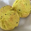 クック6ZDVP7☆'s cooksnap of when they made 砂糖・オーブン不使用！かぼちゃパン.