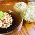 ♡マッキークッキング's cooksnap of when they made ほうじ茶ゼリーとほうじ茶蒸しパン.