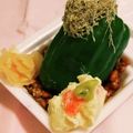 私市ビッキーズ津門巳's cooksnap of when they made “ピーマン3号見参!”紅生姜ポテサラ納豆.