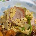か～ぽ☆'s cooksnap of when they made 簡単・レタスとハムと卵炒め.