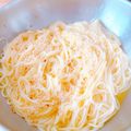 プー♡'s cooksnap of when they made ランチ！夜食！混ぜるだけ☆卵かけ素麺.