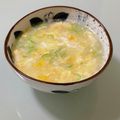 キンプリ's cooksnap of when they made ほっこり～♪卵の お粥さん(*^^*).