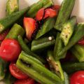 Casadeamor's cooksnap of when they made オクラのサラダ.
