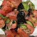 クックZFKRE9☆'s cooksnap of when they made きゅうりとトマトのサラダ.