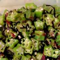 さんすけママ☆'s cooksnap of when they made オクラの梅塩昆布和え.