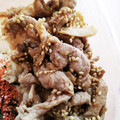 まめひな's cooksnap of when they made 簡単♡豚と竹輪の甘辛炒め♪.