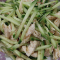 ☆milch☆'s cooksnap of when they made ささ身と胡瓜のナムル風.