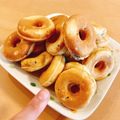 makiyuzu's cooksnap of when they made おやつに♪さつまいもの焼きドーナツ.