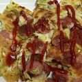 クックWNF1CA☆'s cooksnap of when they made レタスのお好み焼.