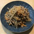 kamonoha4♪'s cooksnap of when they made 栄養士の減塩＊ミルクきんぴらごぼう.