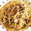 み～たんだよ～ん's cooksnap of when they made ✽簡単♡ツナきのこのガーリック和風パスタ.