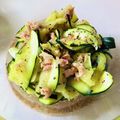 azbjbn's cooksnap of when they made ズッキーニとツナのサラダ(ナムル風).