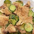anomalo's cooksnap of when they made 母の味、盛りだく胡瓜の生姜焼き！.