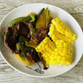 さくらん餅's cooksnap of when they made 牛肉とかぼちゃのバターしょうゆ炒め.