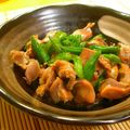 ママdeko's cooksnap of when they made 砂肝とししとうの塩炒め.