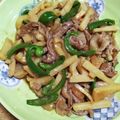 ふみこばあ's cooksnap of when they made 簡単！シンプル！基本！チンジャオロース.