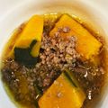 れなぴあの's cooksnap of when they made ほっこり♡カボチャと合挽き肉の煮物.