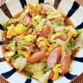 あーこ姐's cooksnap of when they made 簡単！ウインナーと卵とレタスの中華炒め.