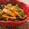 クレヨンじゅんちゃん's cooksnap of when they made ピーマン・人参とツナの塩昆布胡麻和え.
