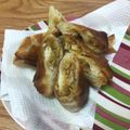 まめはっぱ's cooksnap of when they made 簡単！残りカレーリメイク！カレー春巻き.