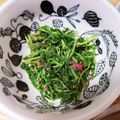 もにゃっこ's cooksnap of when they made おかひじきの梅おかか和え.