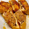 やよい・M's cooksnap of when they made おつまみにも♪油揚げで！豚キムチーズ焼き.