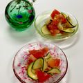 ルぴあ's cooksnap of when they made ベジ♪ズッキーニとトマトの和風サラダ.