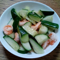 ポニーリボン's cooksnap of when they made 簡単♪︎えびときゅうりのうま塩炒め♡♡♡.