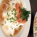maruqo's cooksnap of when they made 夏は素麺みたいな✰…明太子とろろ✰冷製パスタ.