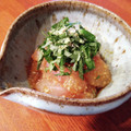 あん猫's cooksnap of when they made おつまみに☆鯛とみょうがのごま和え.