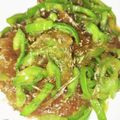 ちゃちゅ2's cooksnap of when they made 無限に食べれる　ピーマンと春雨の炒め物.