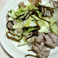 lily…♡'s cooksnap of when they made 豚こまとキャベツの塩こんぶ炒め.