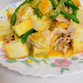 へい♡ゆー♡'s cooksnap of when they made ヨウサマの減塩厚揚げと豚肉の辛味噌炒め.