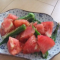 きらり流れ星's cooksnap of when they made ミニトマトとオクラの和風サラダ.