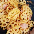 ミヤセ's cooksnap of when they made 蓮根とベーコンで♪ハニーマスタード炒め♡.