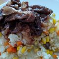 なっちゃん３１１'s cooksnap of when they made 簡単ランチ！ガッツリニンニクの牛肉ライス.
