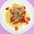 猫よーこ's cooksnap of when they made トマトと鯖の冷製パスタ.