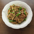 amjkao's cooksnap of when they made 豚もも肉と舞茸のオイスターソース炒め☆.