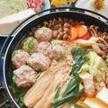 おうちごはん☆'s cooksnap of when they made ひき肉だんご鍋.