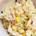 はらぺこ28's cooksnap of when they made キャベツとツナとコーンのマヨ醤油サラダ.