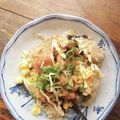 」りふ's cooksnap of when they made フライパンで簡単に♪焼鳥マヨたま丼♬*゜.