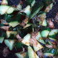 男の子のお母さん★'s cooksnap of when they made きゅうり炒め〜.