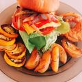 ♪ももこママ♪'s cooksnap of when they made アメリカ風ビーフのハンバーガー.