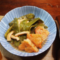 cococo710's cooksnap of when they made モロッコいんげんと油揚げ＆ちくわの煮物.